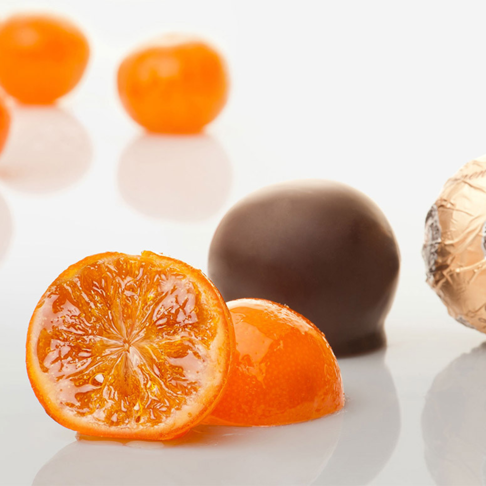 Мандарин в черном шоколаде/Laurence Tangerine, 3 шт (≈150 г)